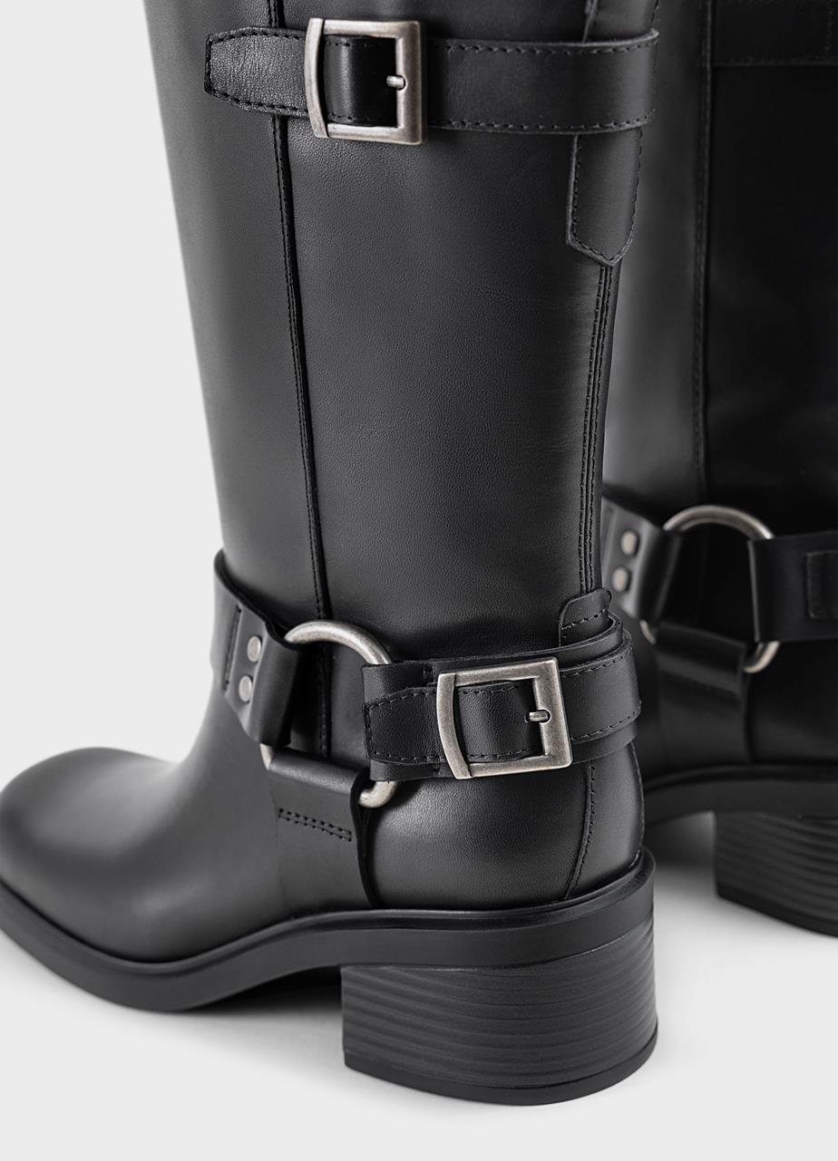 Danıella tall boots Black leather