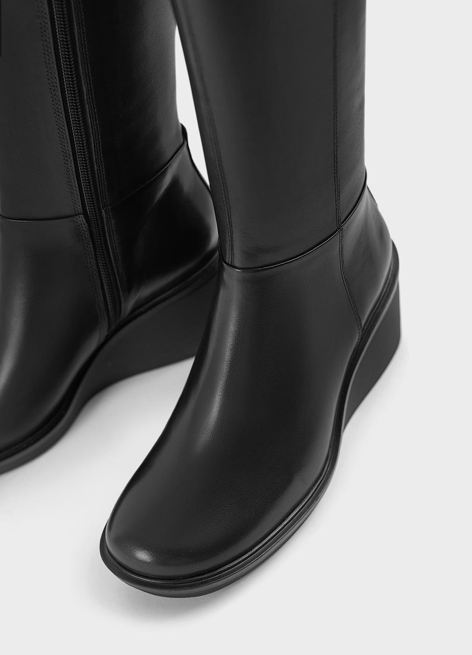 Deena tall boots Black leather