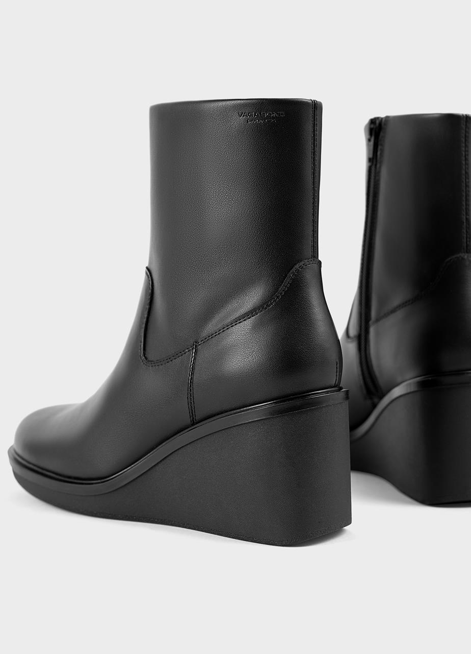 Deena boots Black leather imitation