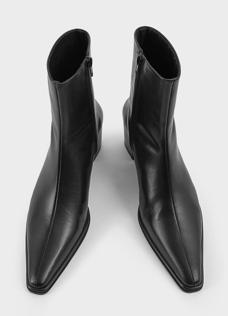 Giselle botas Negro cuero