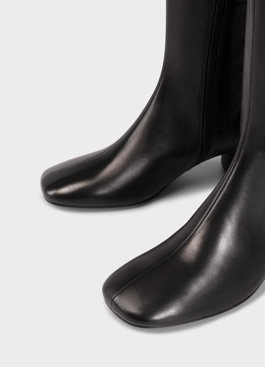 Livia tall boots Black leather