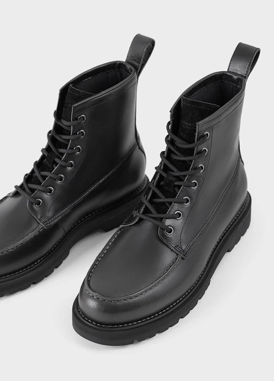 Jay stiefel Schwarzes leder