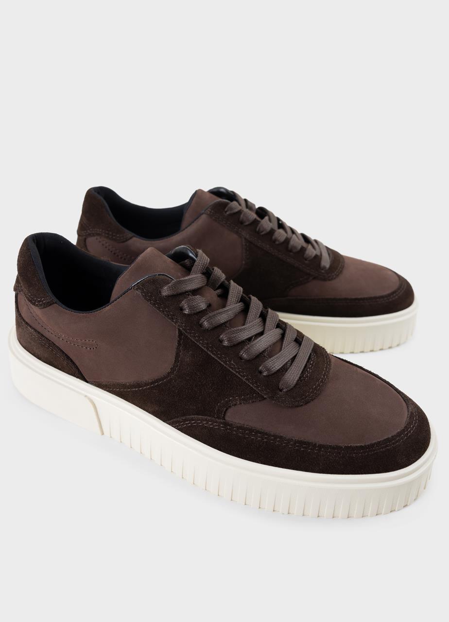 Derek sneakers Brun ruskind/kombination