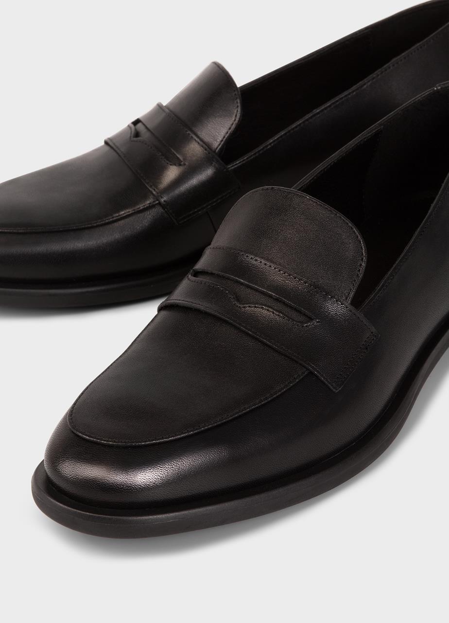 Heıdı loafers Black leather