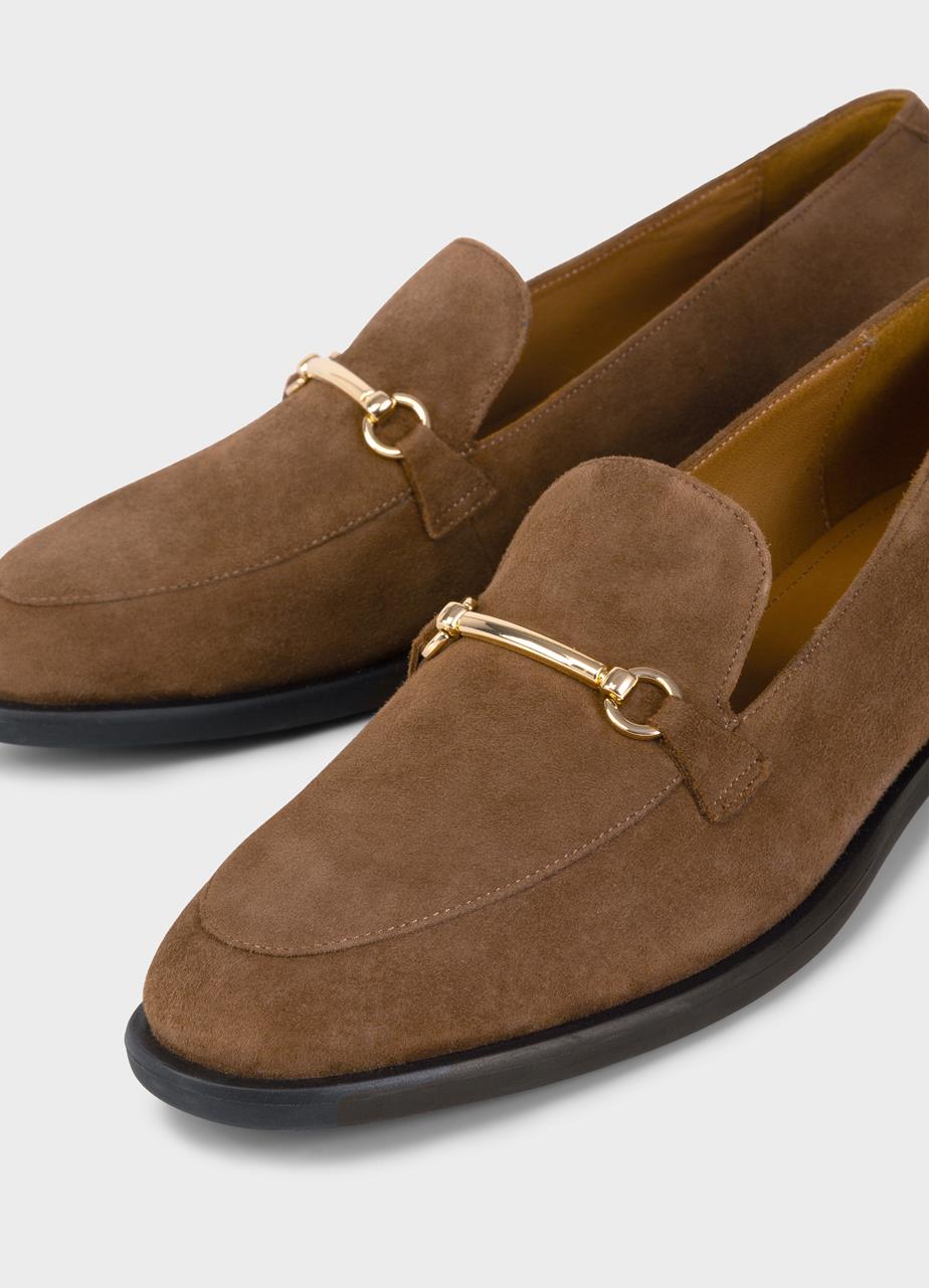 Heidi loafer Brown suede