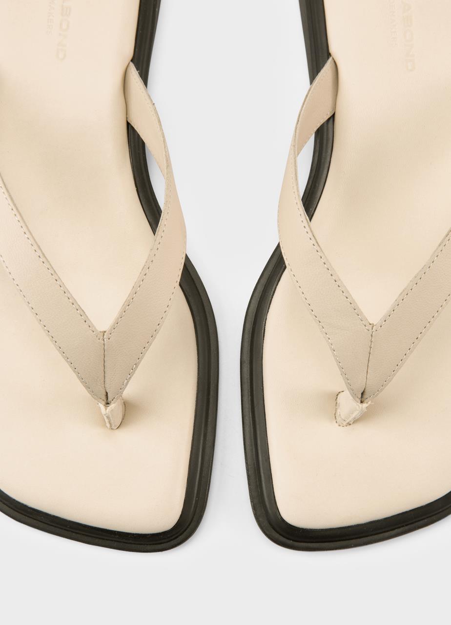 Izzy sandalen Offwhite, Leder