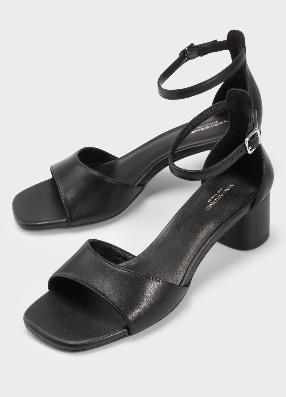 Piper sandals Black leather