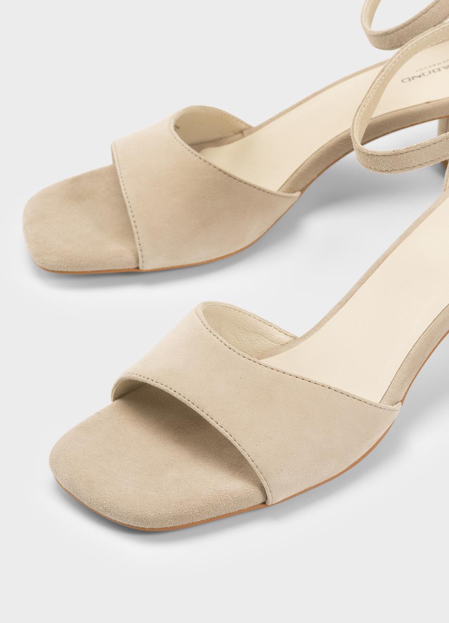 Piper sandals Beige suede