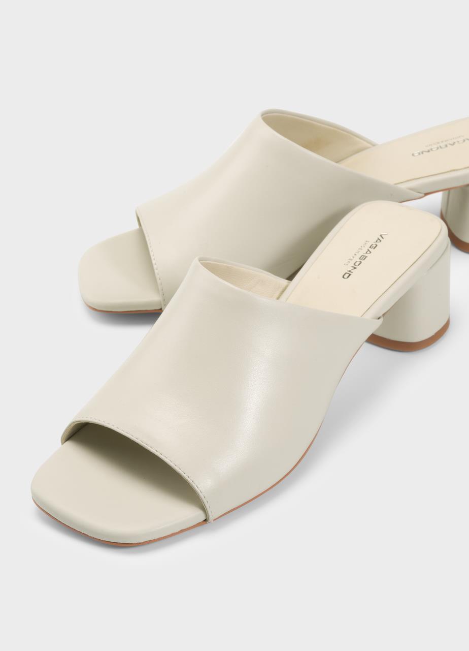 Piper sandaler Offwhite læder