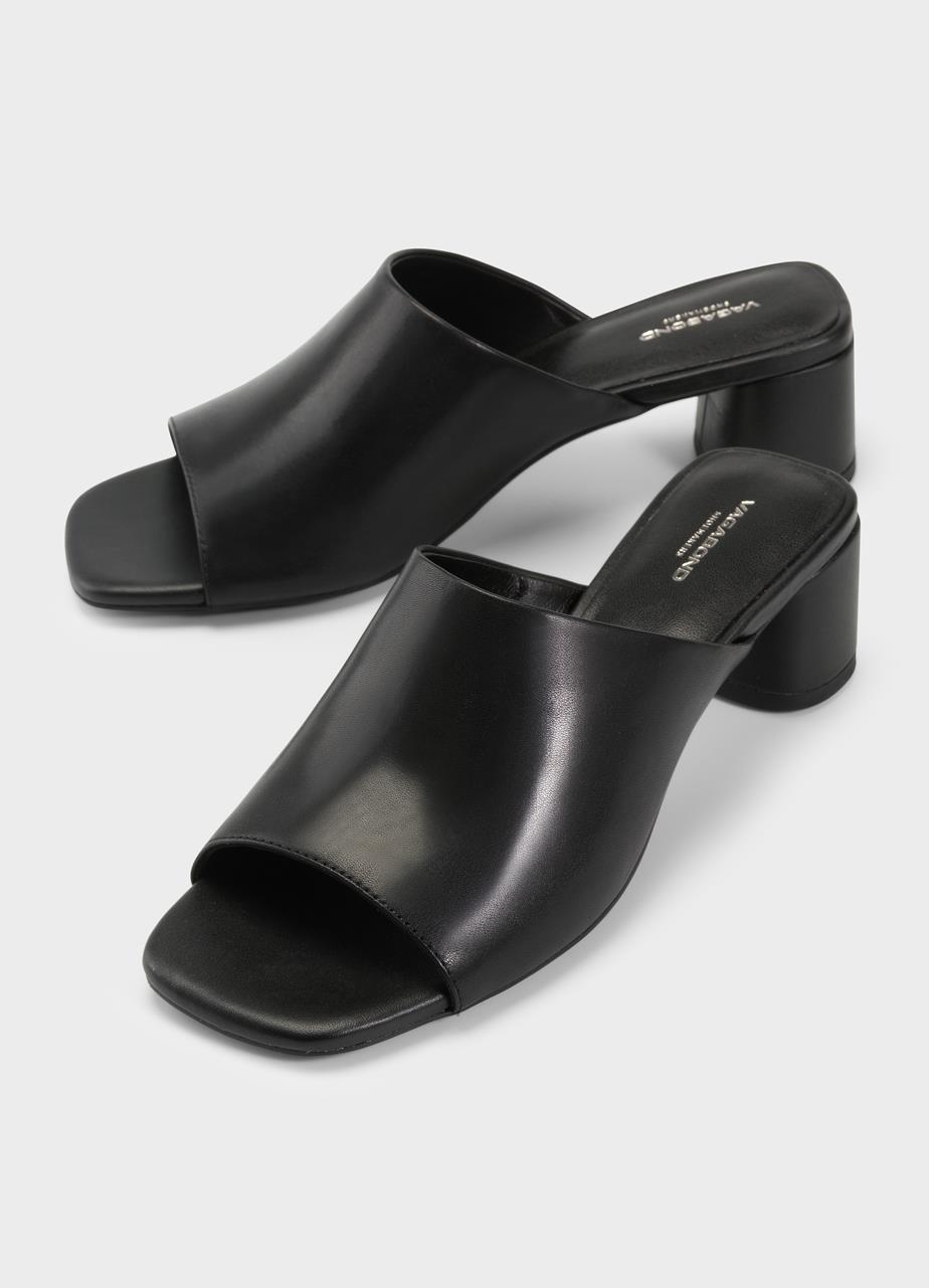 Piper sandales Noir cuir