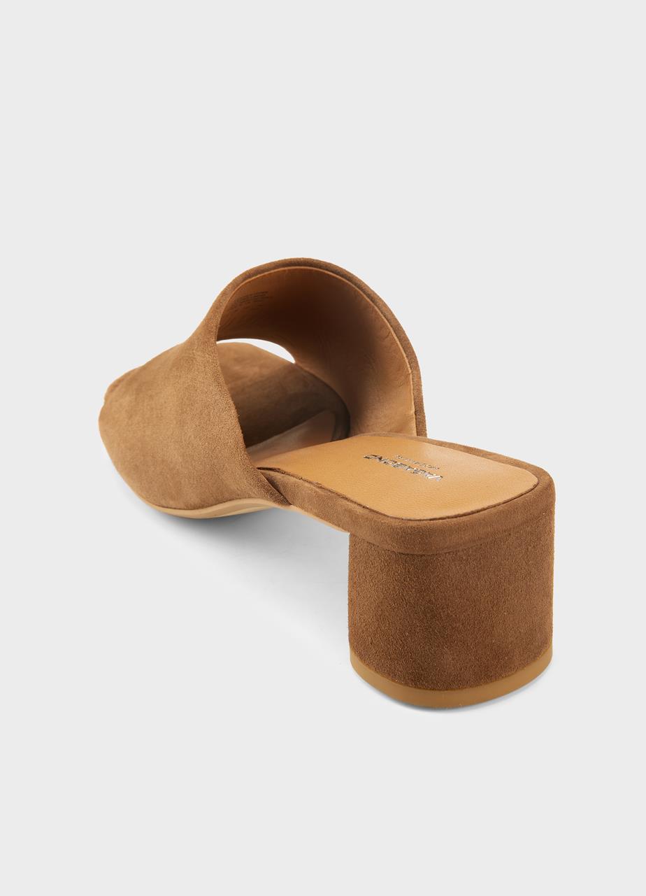 Piper mules Brown, Suede
