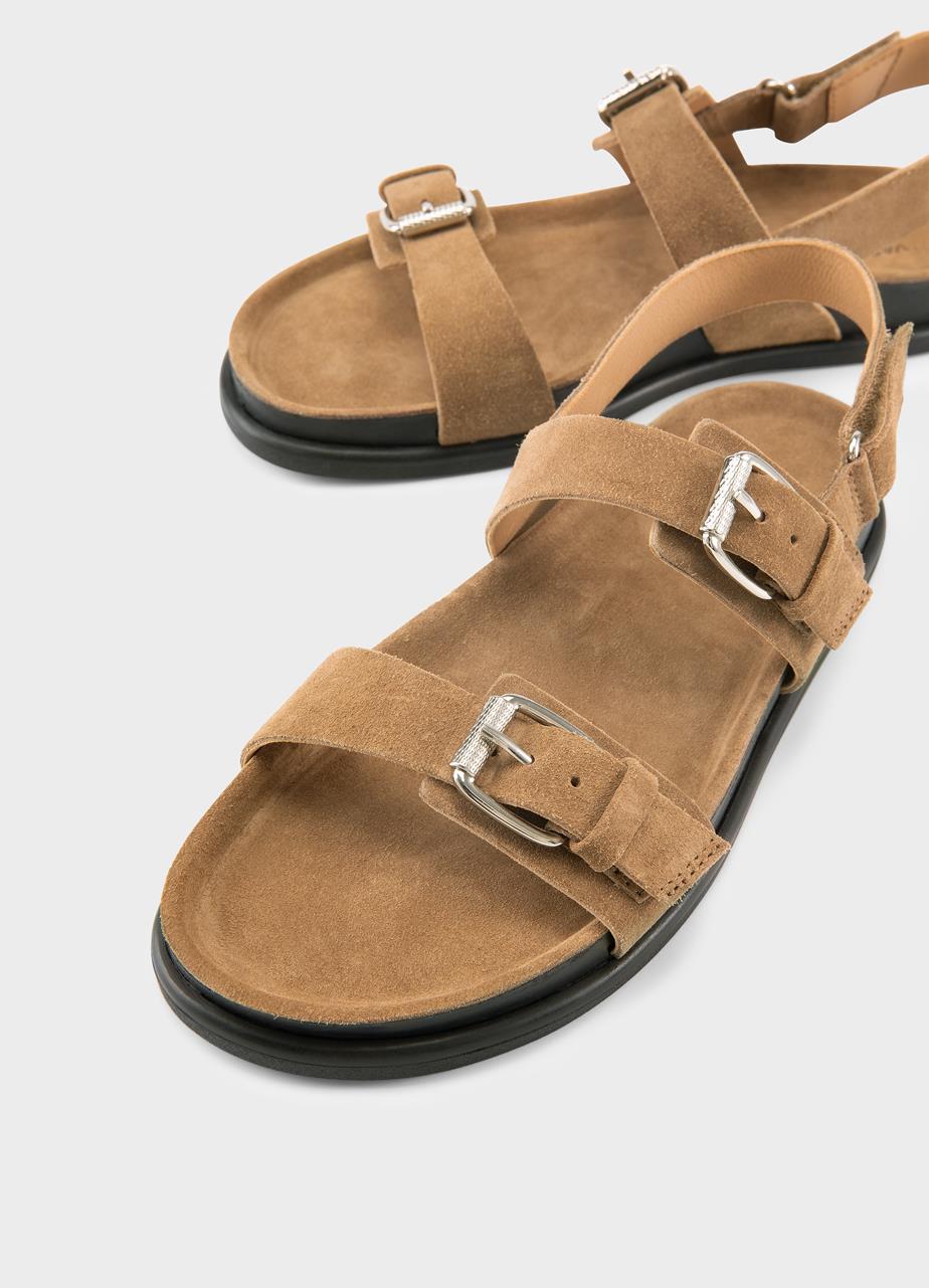 Effie sandals Beige, Suede