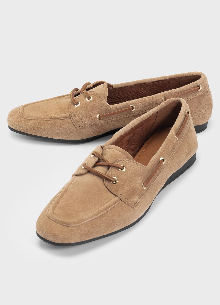 Hillary shoes Light Brown suede