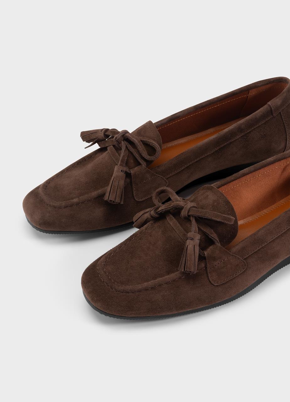 Hillary kingad Tumepruun, Seemisnahk