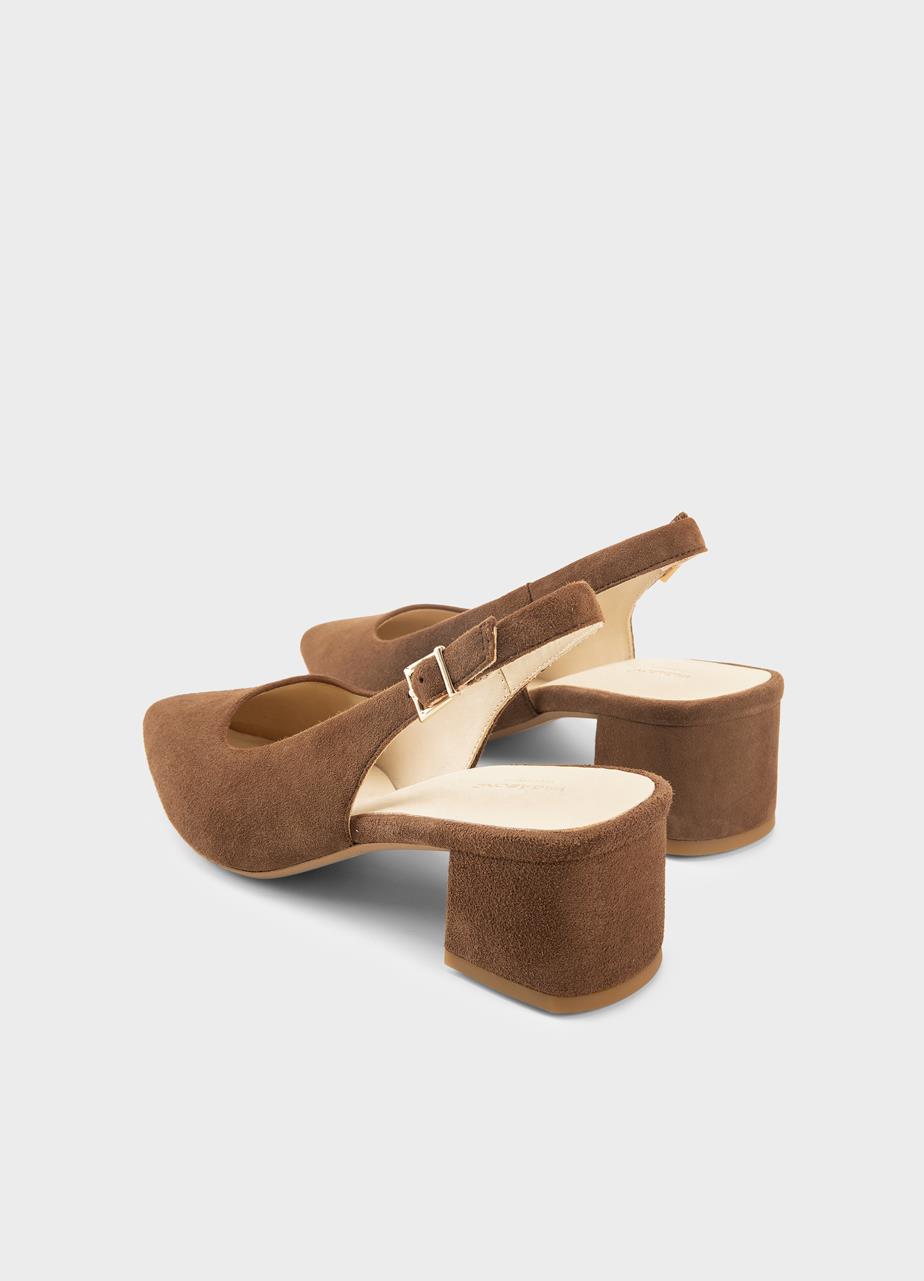 Marta pumps Brun, Mocka