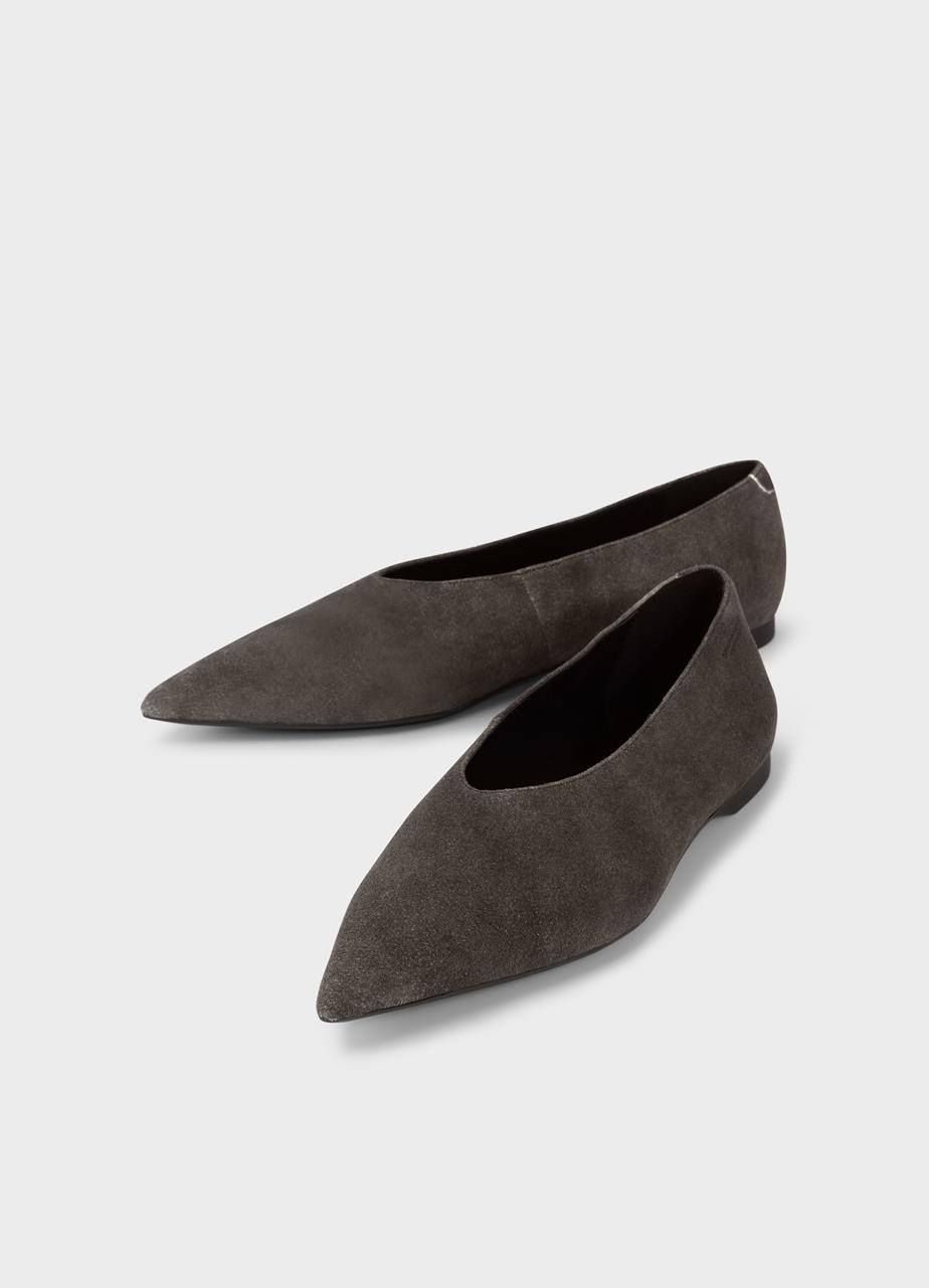 Hermine shoes Black suede