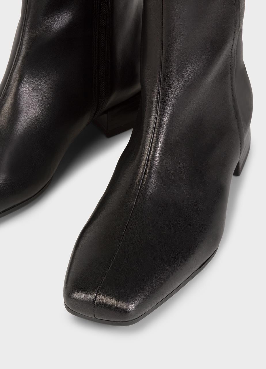 Mona boots Black leather