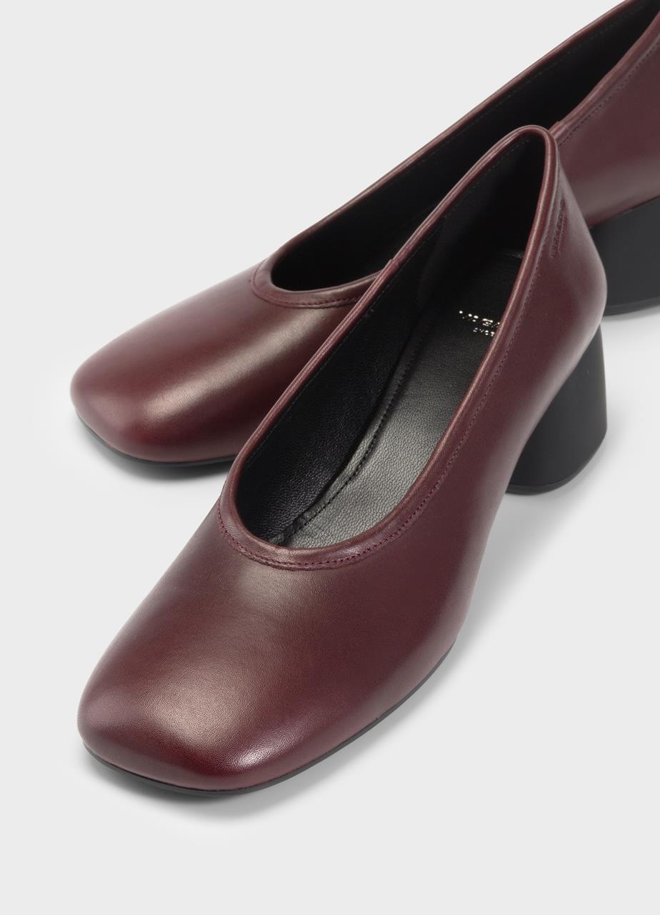 Livia pumps Dark Red leather