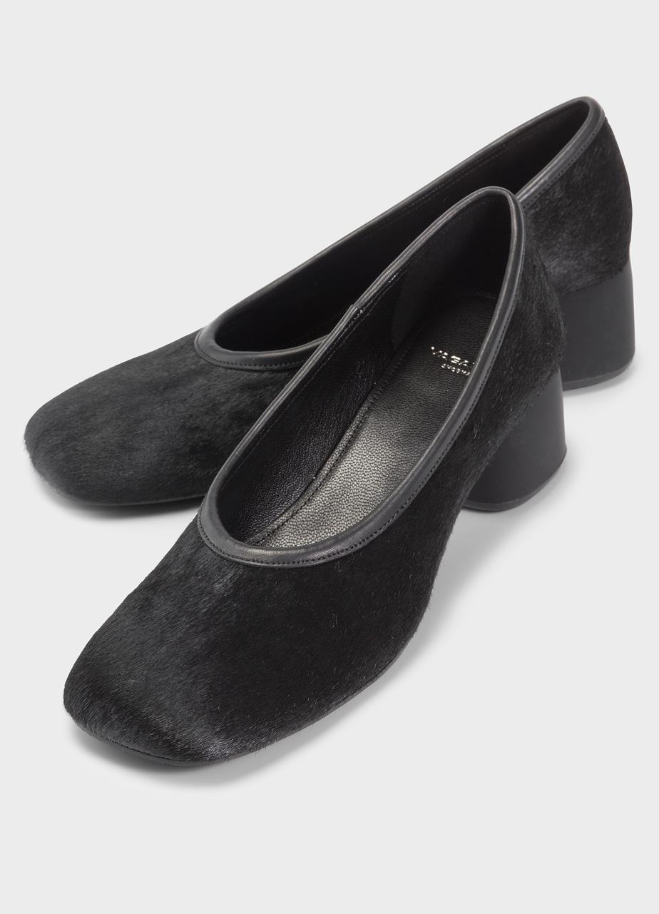 Livia pumps ZWART HAIR-ON-LEATHER