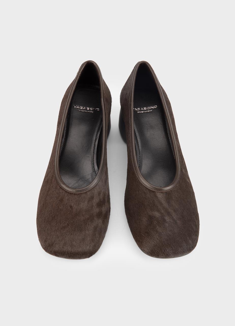 Livia pumps Brown, Hair-On-Leather