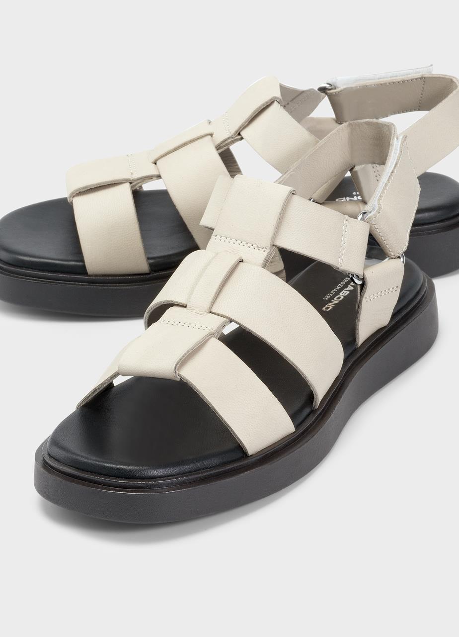 Connie sandalen Offwhite leder