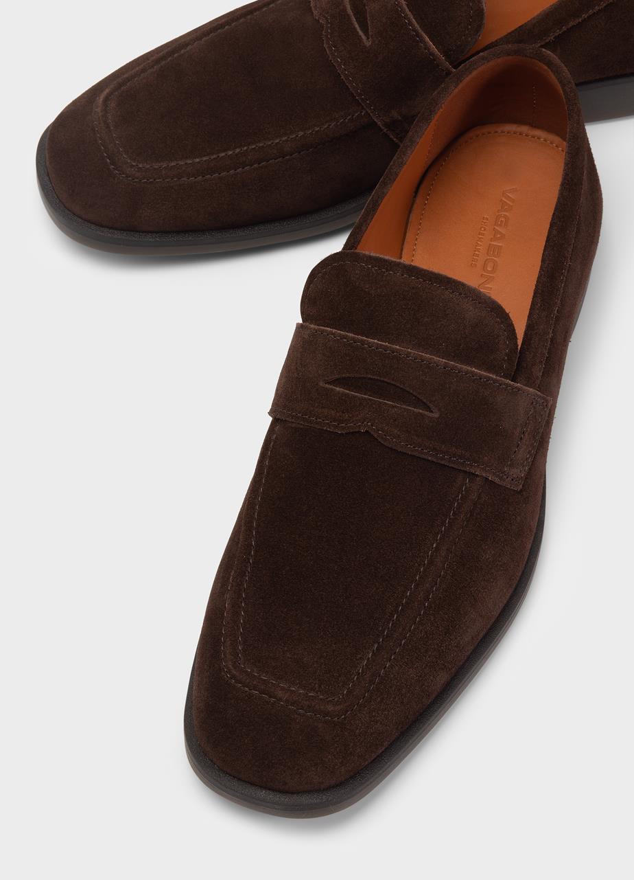 Troy loafers Brown suede