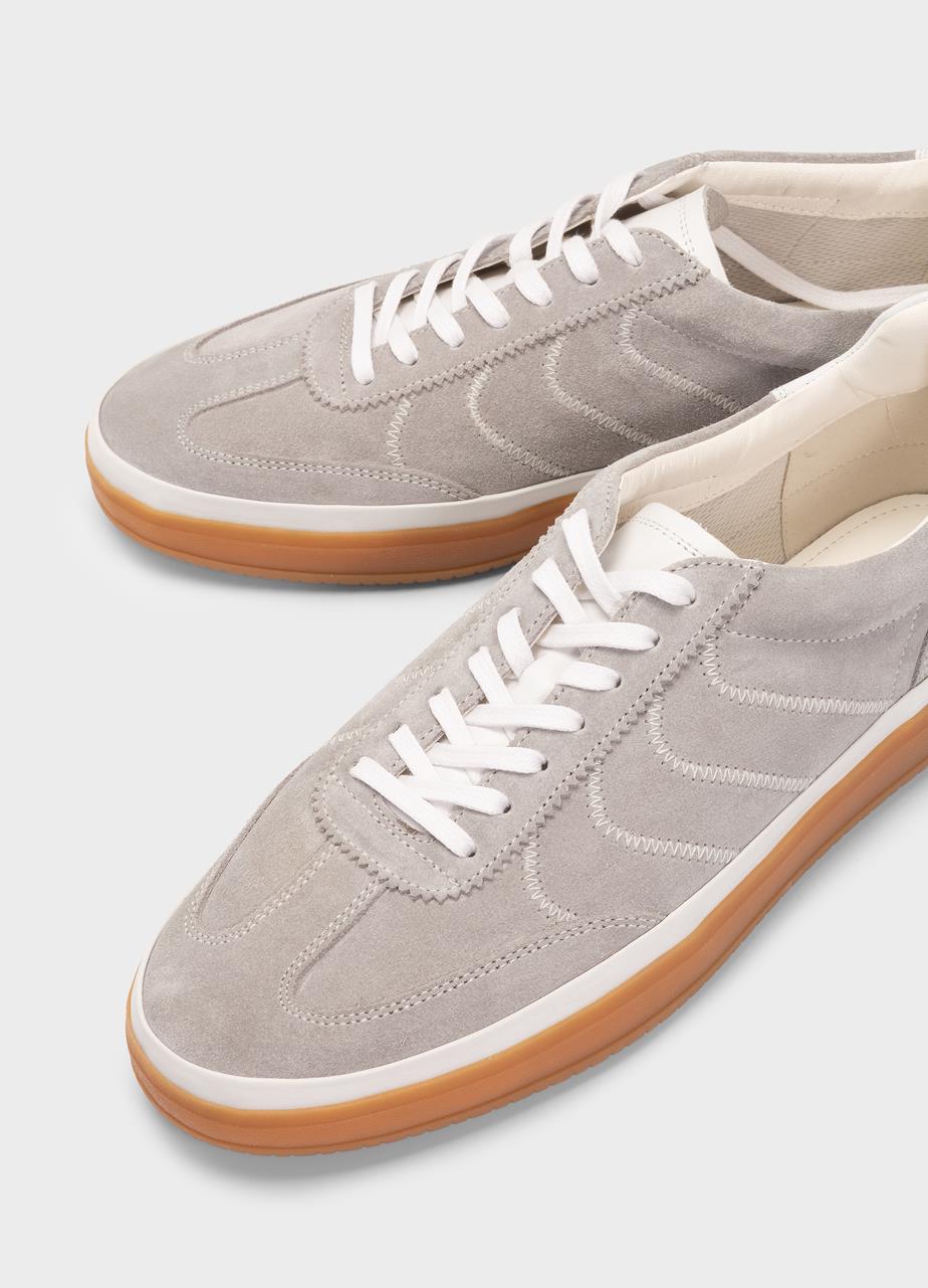 Leo sneakers Light Grey suede/leather