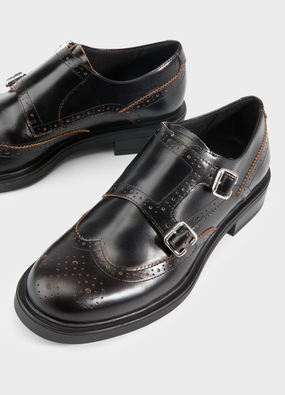 Freya buty Czarny kontrastowe krawędzie