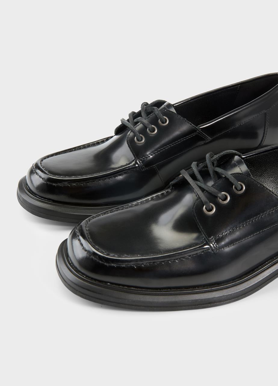 Ellis schoenen Zwart gepolijst leer
