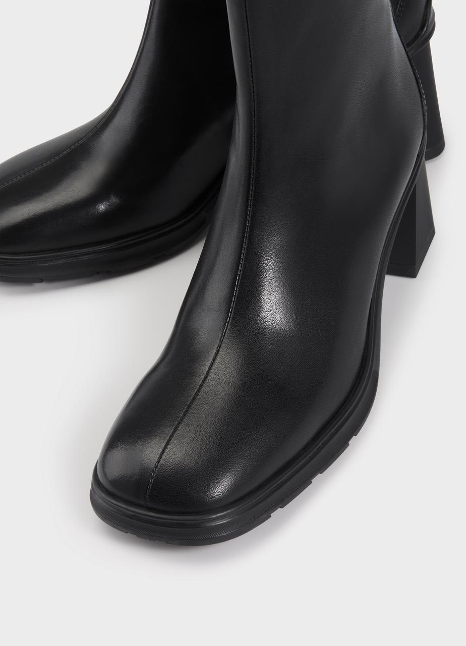Janine bottes Noir cuir