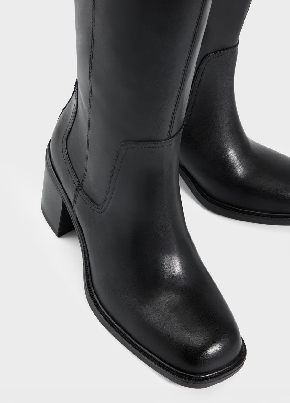 Meryl bottes hautes Noir cuir