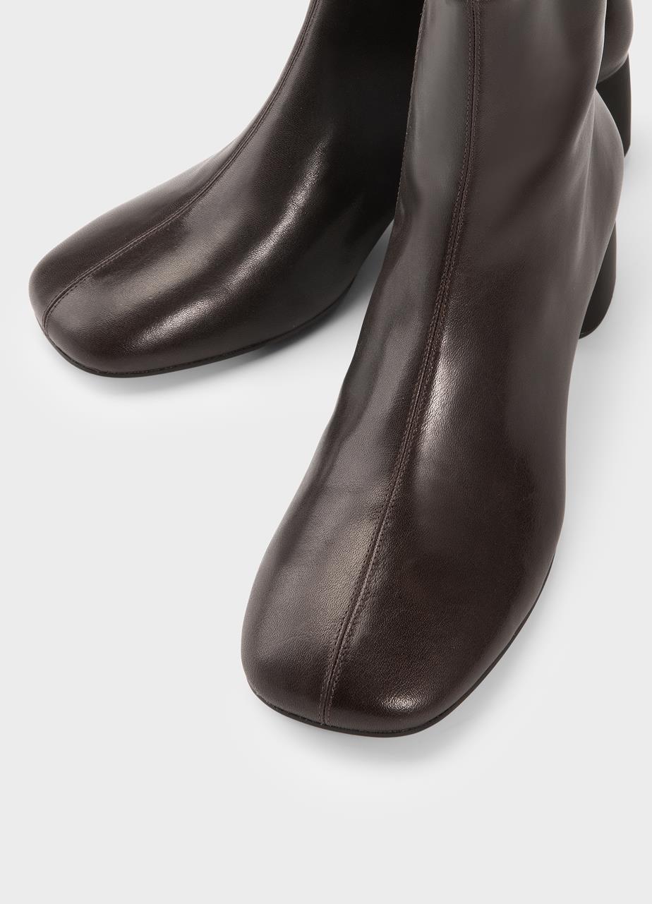 Livia bottes Marron cuir