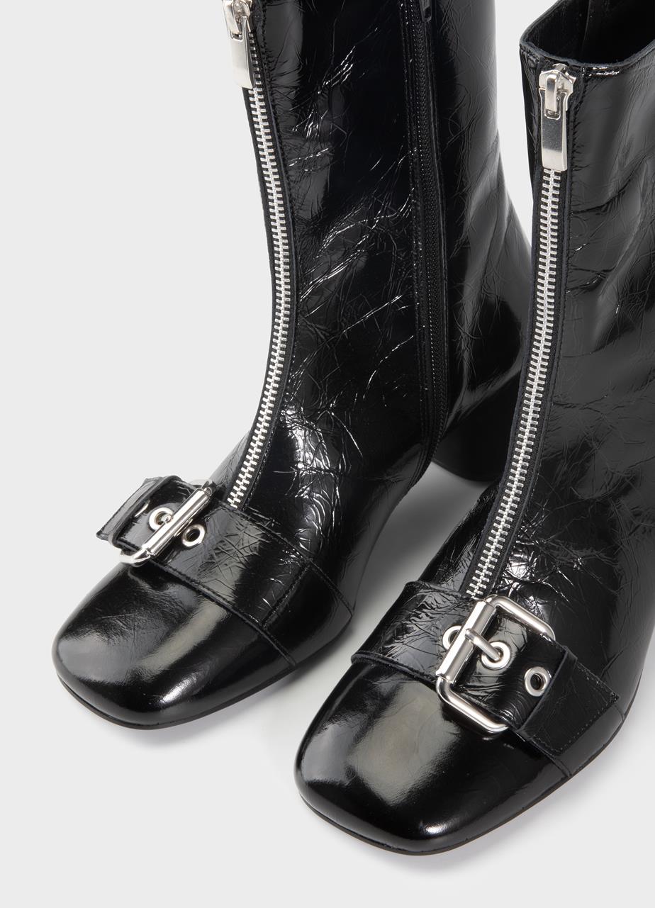 Livia ankle boots Black patent leather