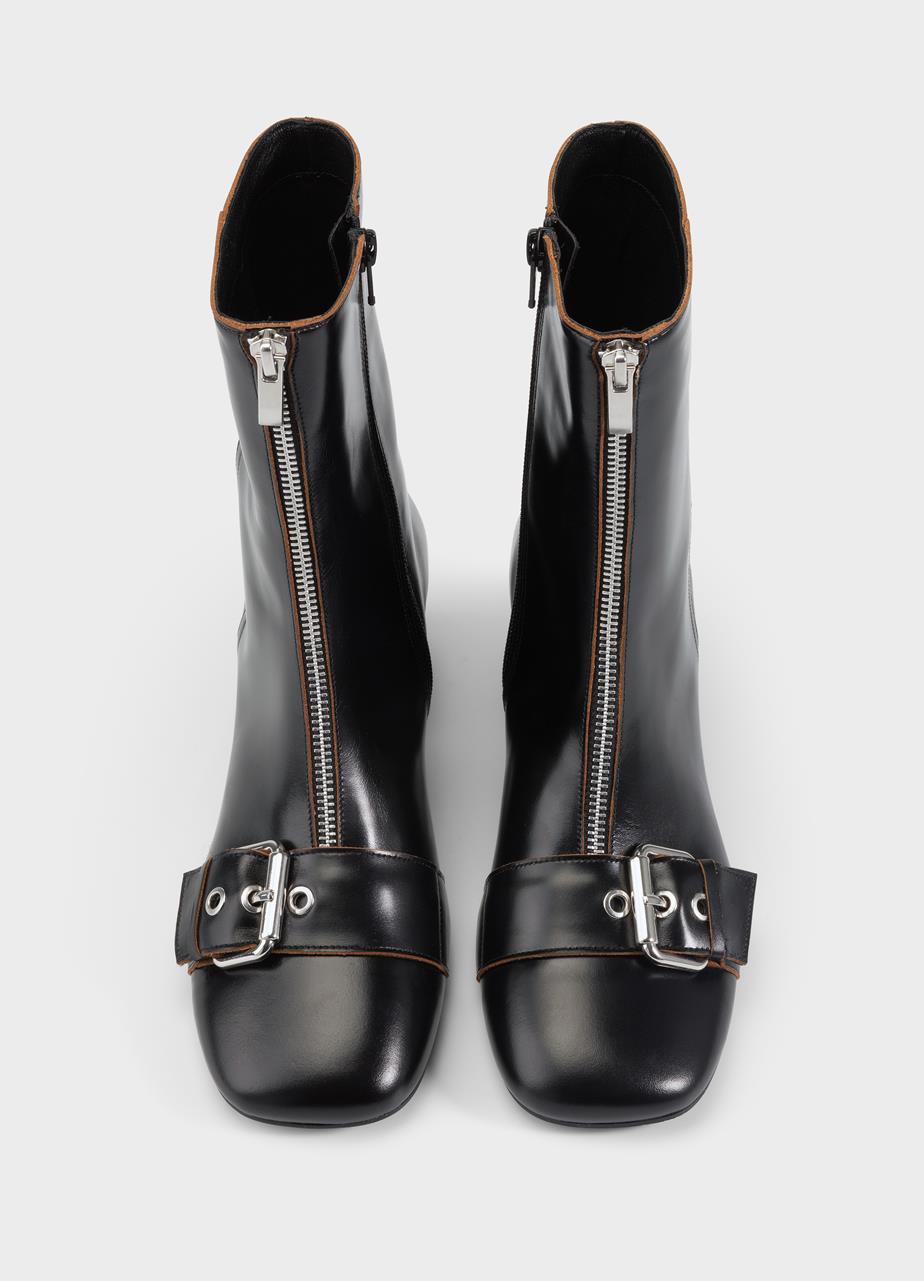 Livia ankle boots BLACK CONTRAST EDGES