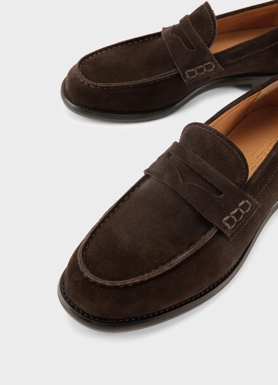 Steven loafers Dark Brown suede