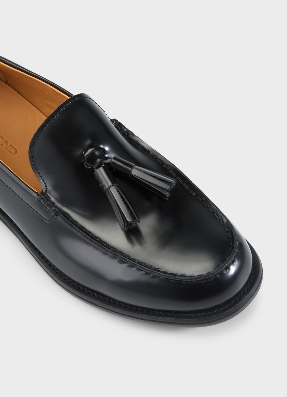 Steven loaferit Musta kiillotettu nahka