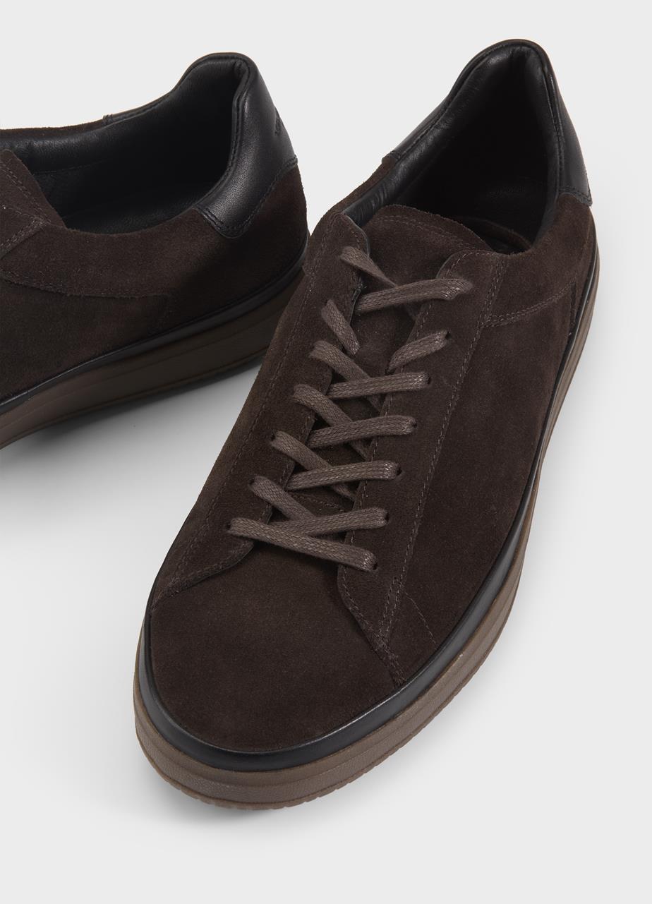 Leo sneakers Dark Brown suede