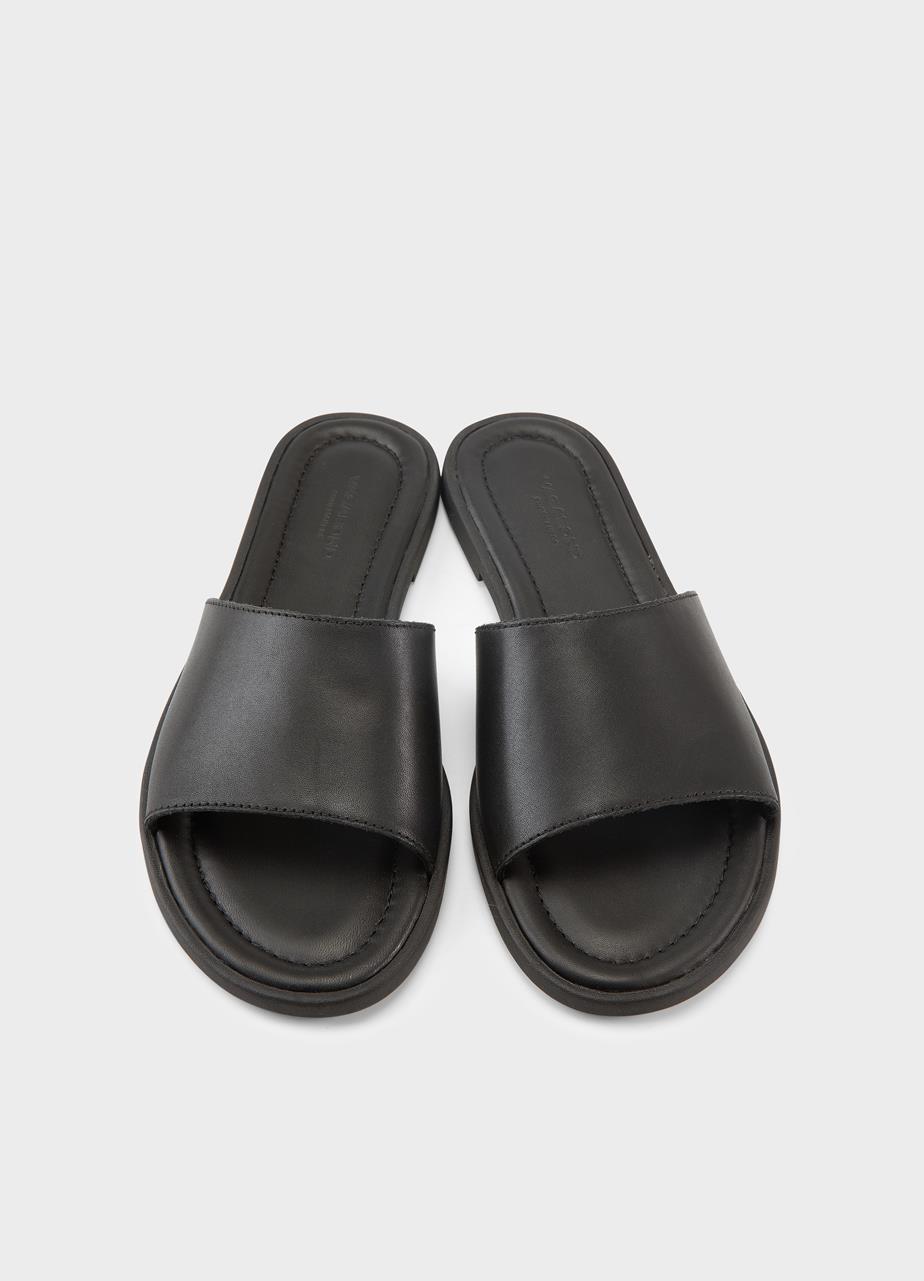 Zaida sandalen Schwarz, Leder