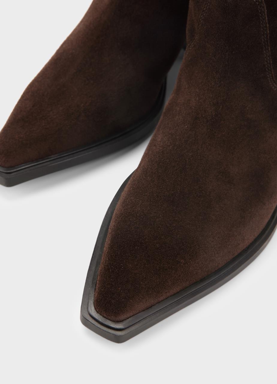 Kelsey boots Dark Brown, Suede
