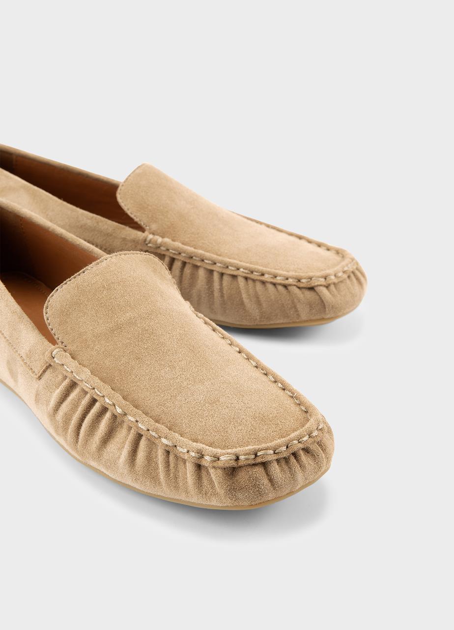Mika loafers Beige, Mocka