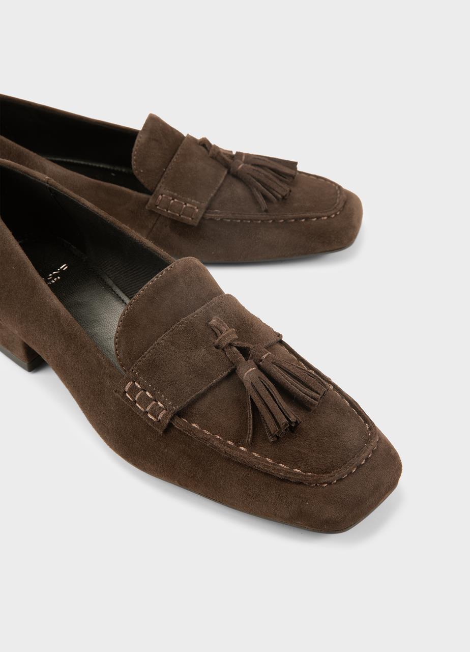 Debbi loafers Brown suede
