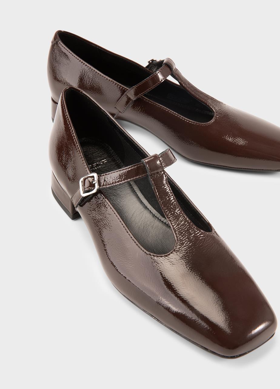 Debbi pumps Dark Brown patent leather
