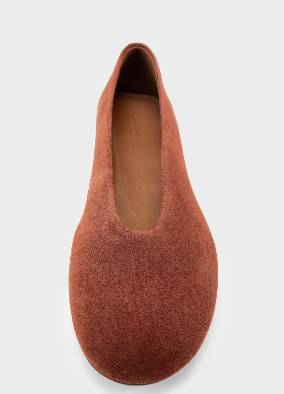 Aleya ballerines Marron daim