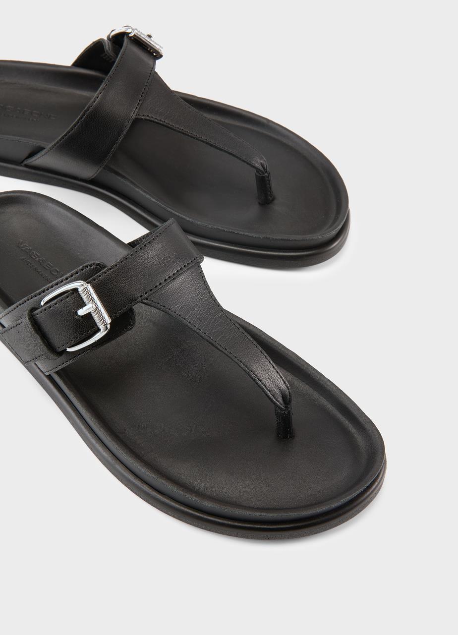 Effie sandaler Svart, Skinn