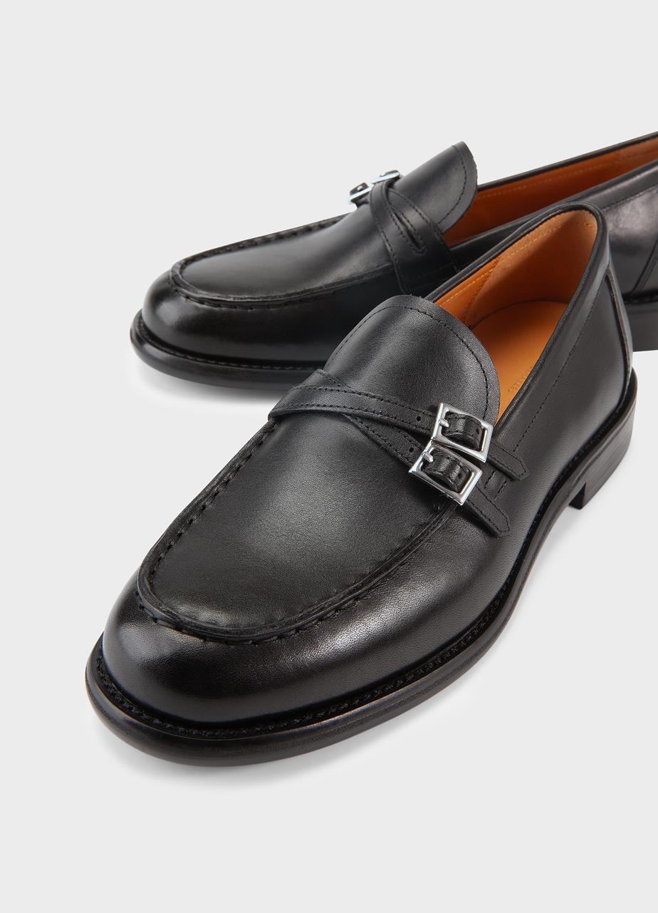 Linn loafers Černá kůže