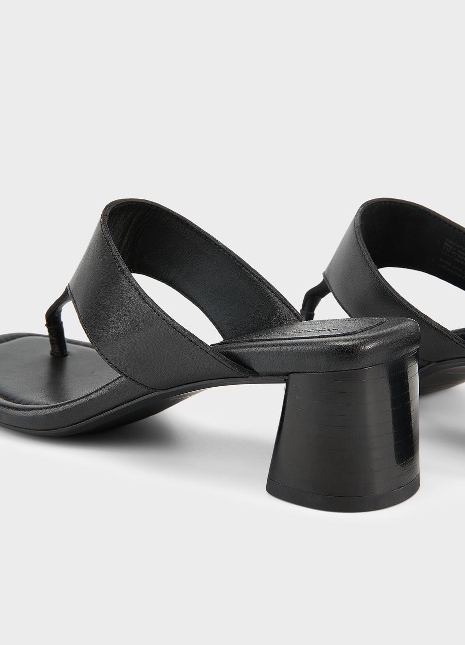 Evie sandaletten Schwarz, Leder