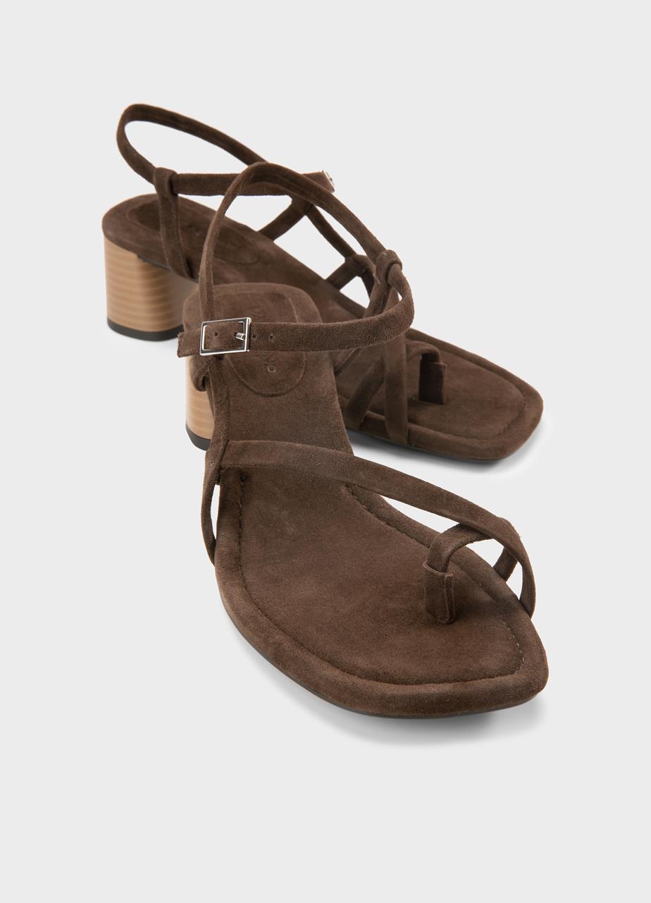 Evie sandaletter Brun, Mocka