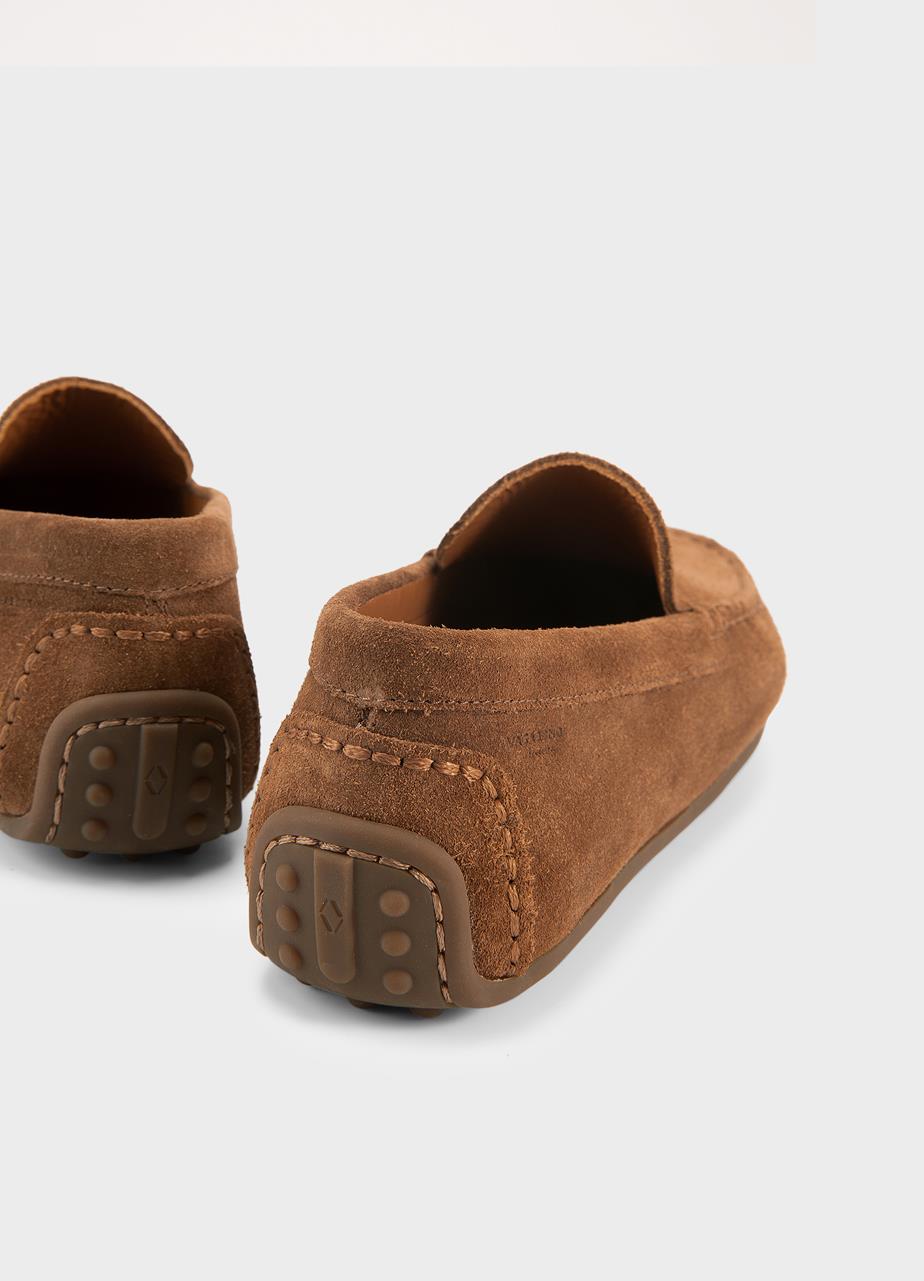 Larissa loafers Brun, Mocka