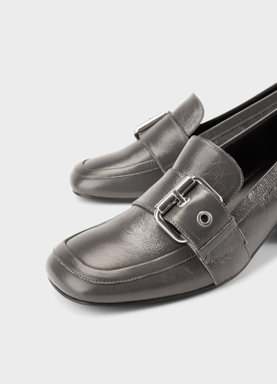 Livia loafers Dark Grey leather