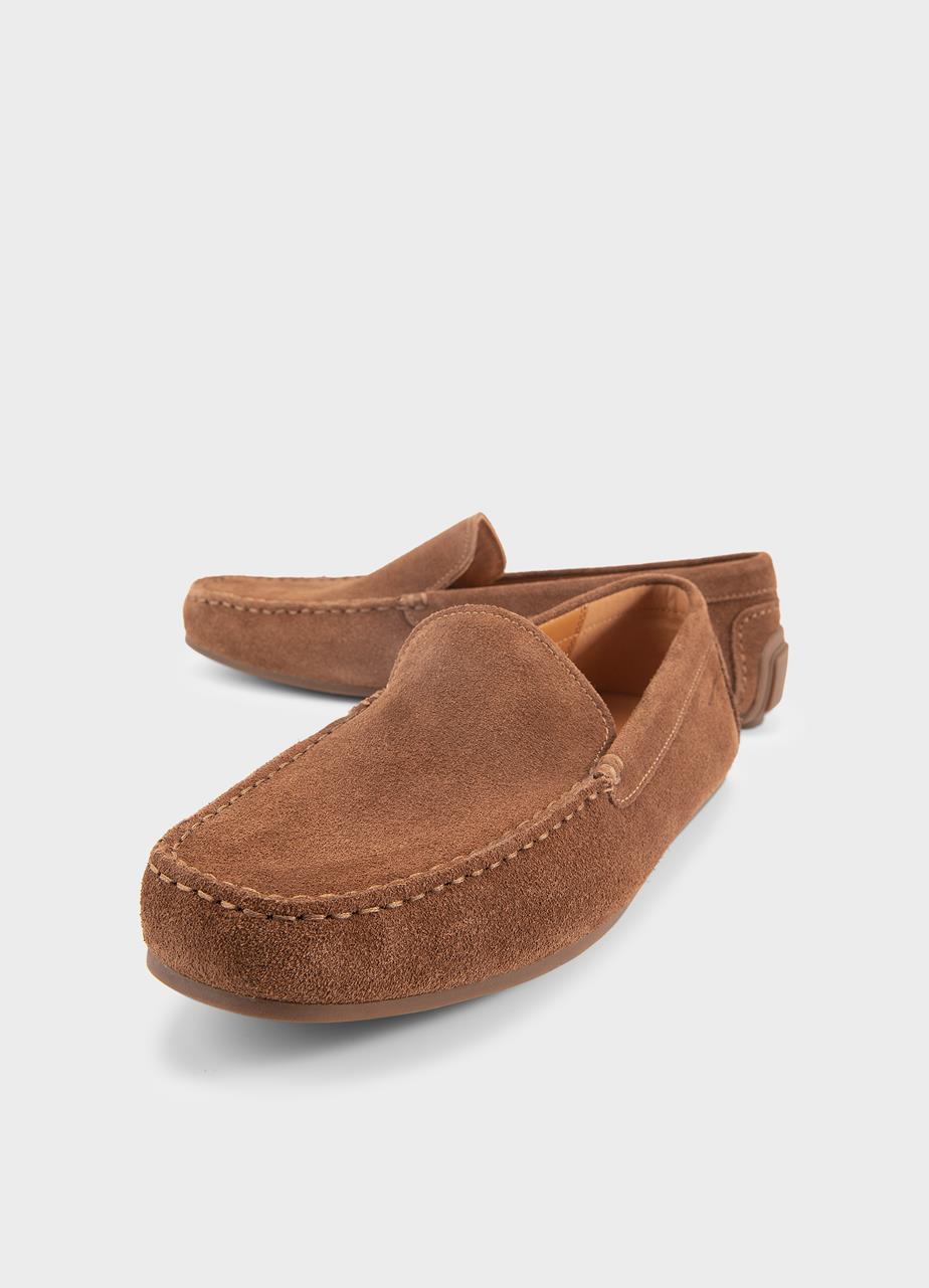 Lorenzo loafers Brown, Suede